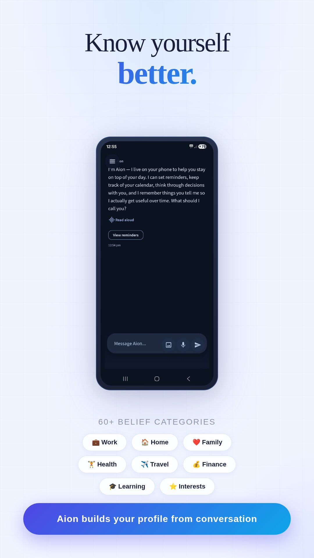 Insights and belief categories